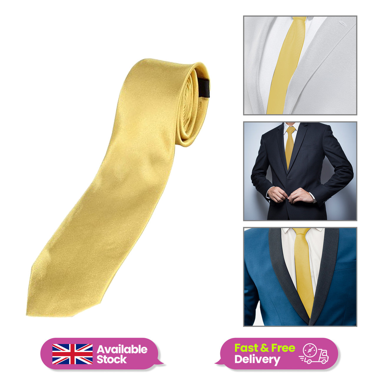 Gold Neck Tie