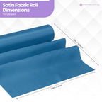 Satin Roll - Aqua Blue