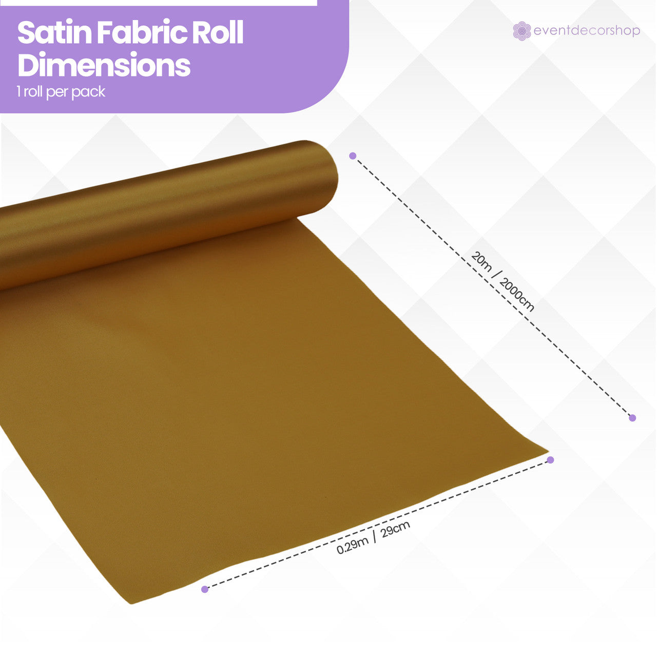 Satin Roll - Gold