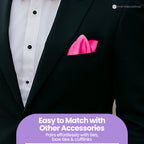 Pocket Square Handkerchief - Hot Pink