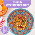 Moroccan Design Melamine BBQ and Party Set - 16pcs