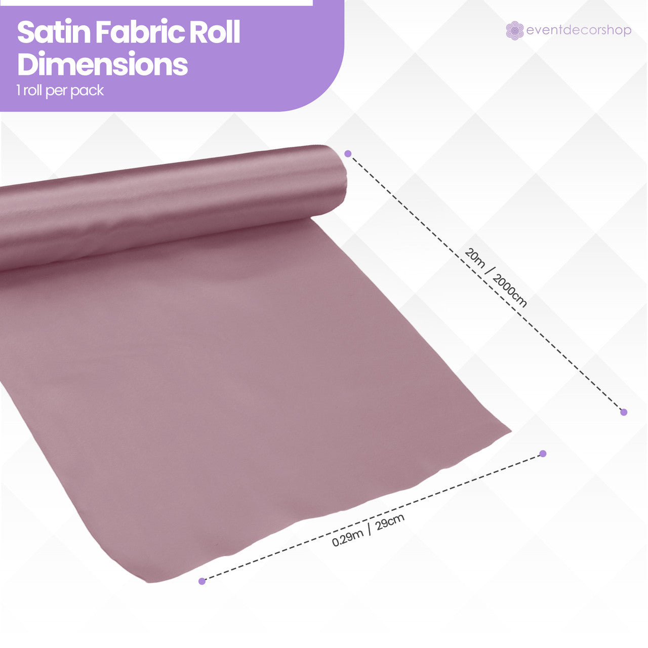 Satin Roll - Baby Pink