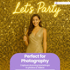Square Sequin Wall Backdrop Panels - 30cm x 30cm - Gold