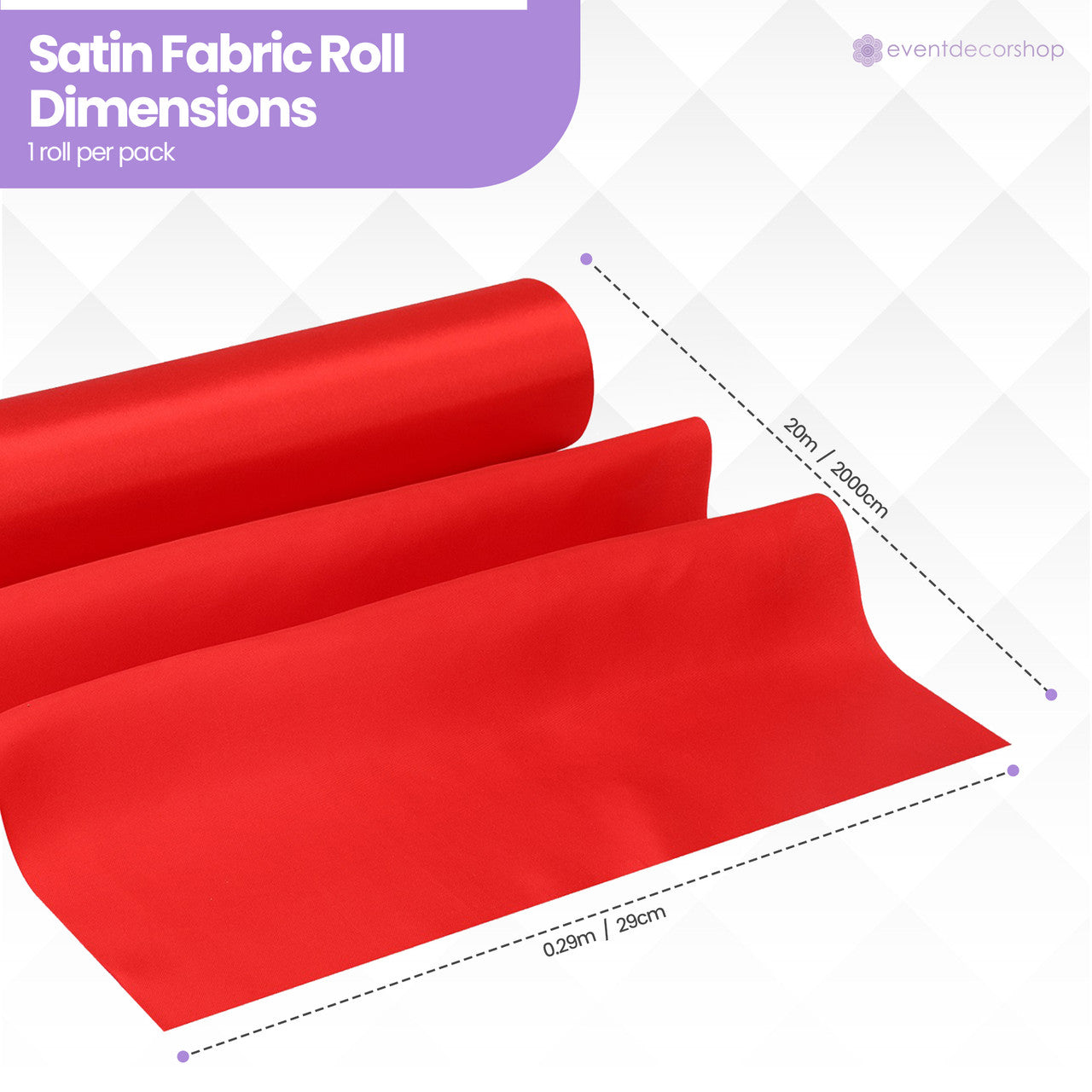 Satin Roll - Red
