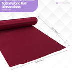 Satin Roll - Burgundy