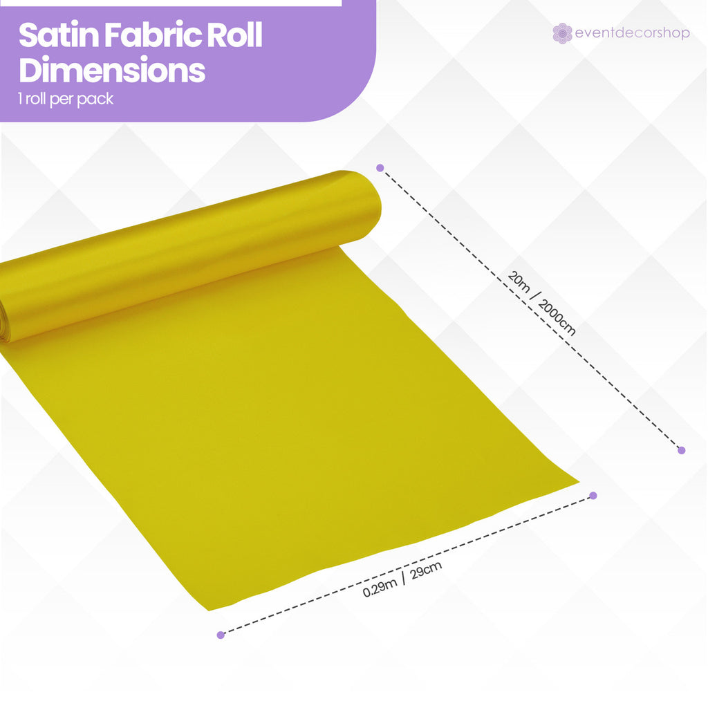 Satin Roll - Yellow