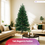 Evergreen Christmas Tree with Warm White Lights - 4ft/5ft/6ft