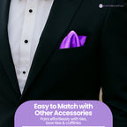 Pocket Square Handkerchief - Purple