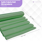 Satin Roll - Aqua Green