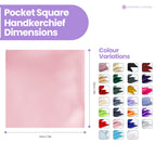 Pocket Square Handkerchief - Rose Pink