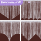 String Curtain Panel - Coffee