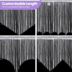 String Curtain Panel - Black