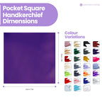 Pocket Square Handkerchief - Dark Purple
