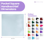 Pocket Square Handkerchief - Sky Blue