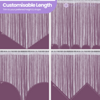 String Curtain Panel - Dark Purple