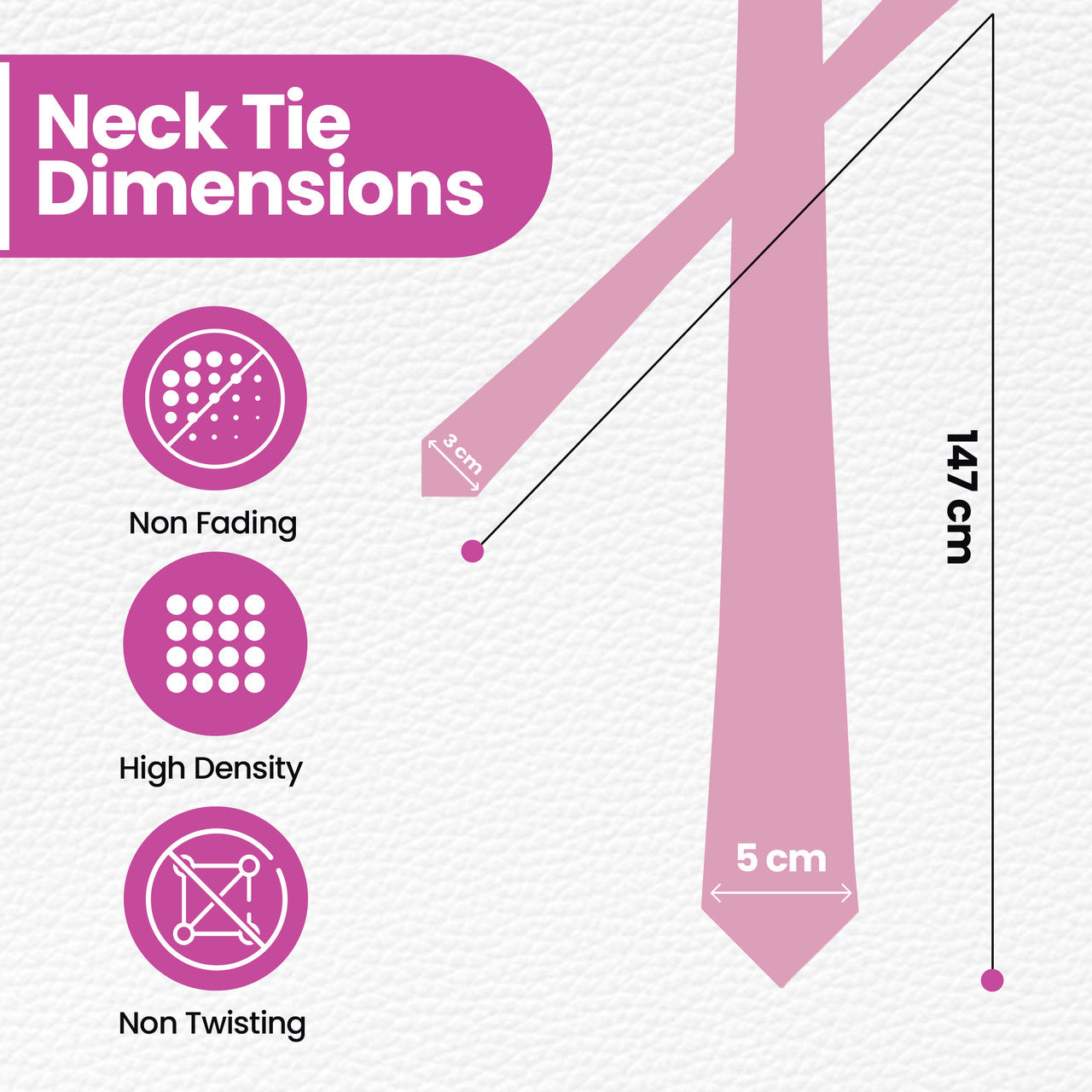 Baby Pink Neck Tie
