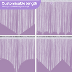 String Curtain Panel - Lilac
