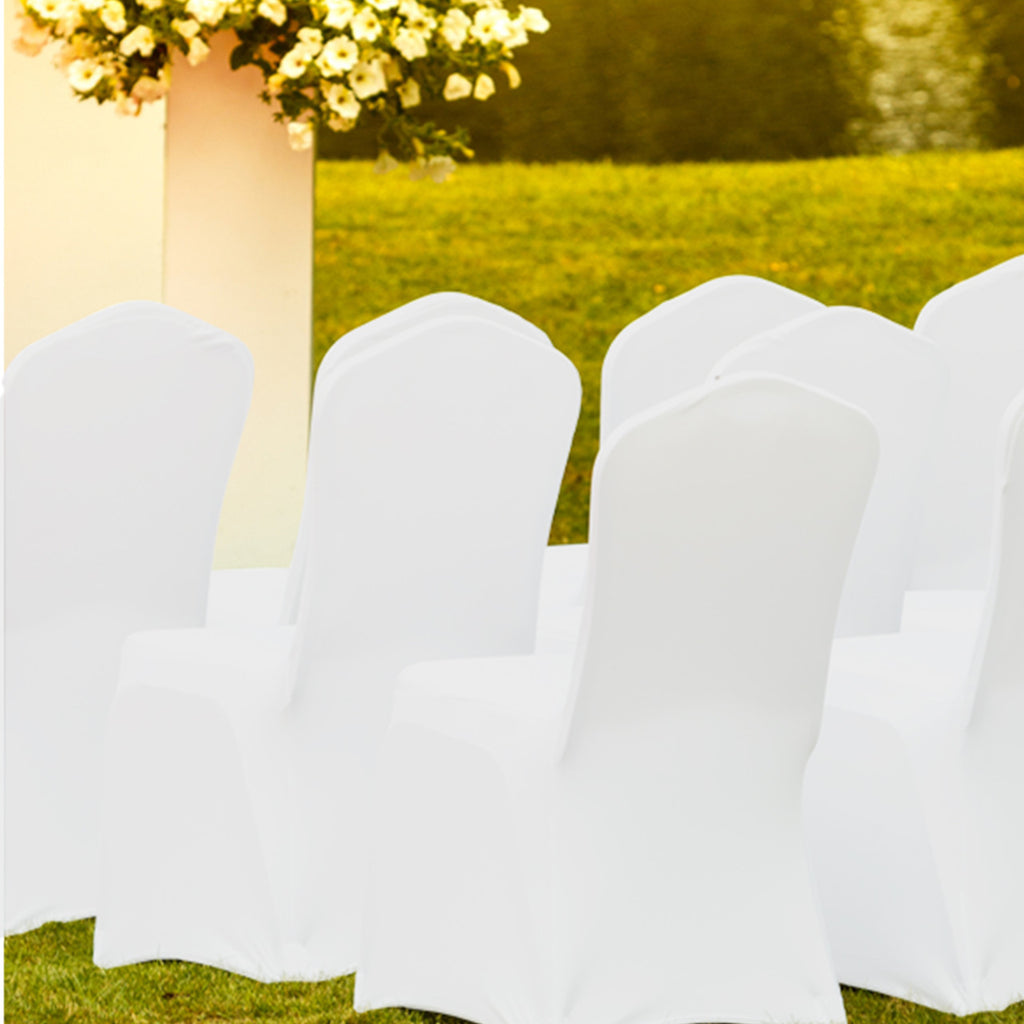 Premium Spandex Chair Cover - White