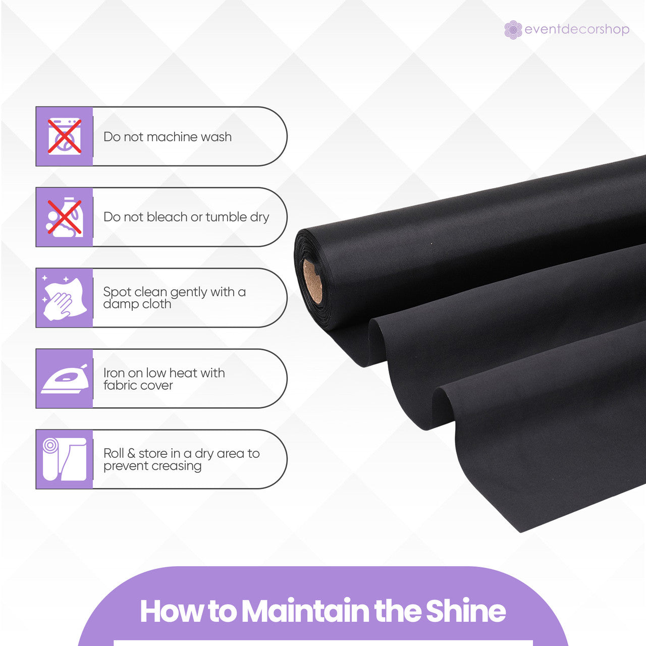 Satin Roll - Black