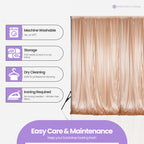 100GSM Ice Silk Photography Backdrop (No Swag) - Rose Gold