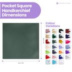 Pocket Square Handkerchief - Forest Green