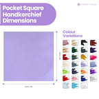 Pocket Square Handkerchief - Light Purple