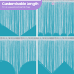 String Curtain Panel - Turquoise