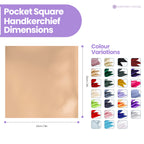 Pocket Square Handkerchief - Champagne