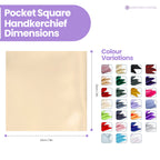 Pocket Square Handkerchief - Ivory