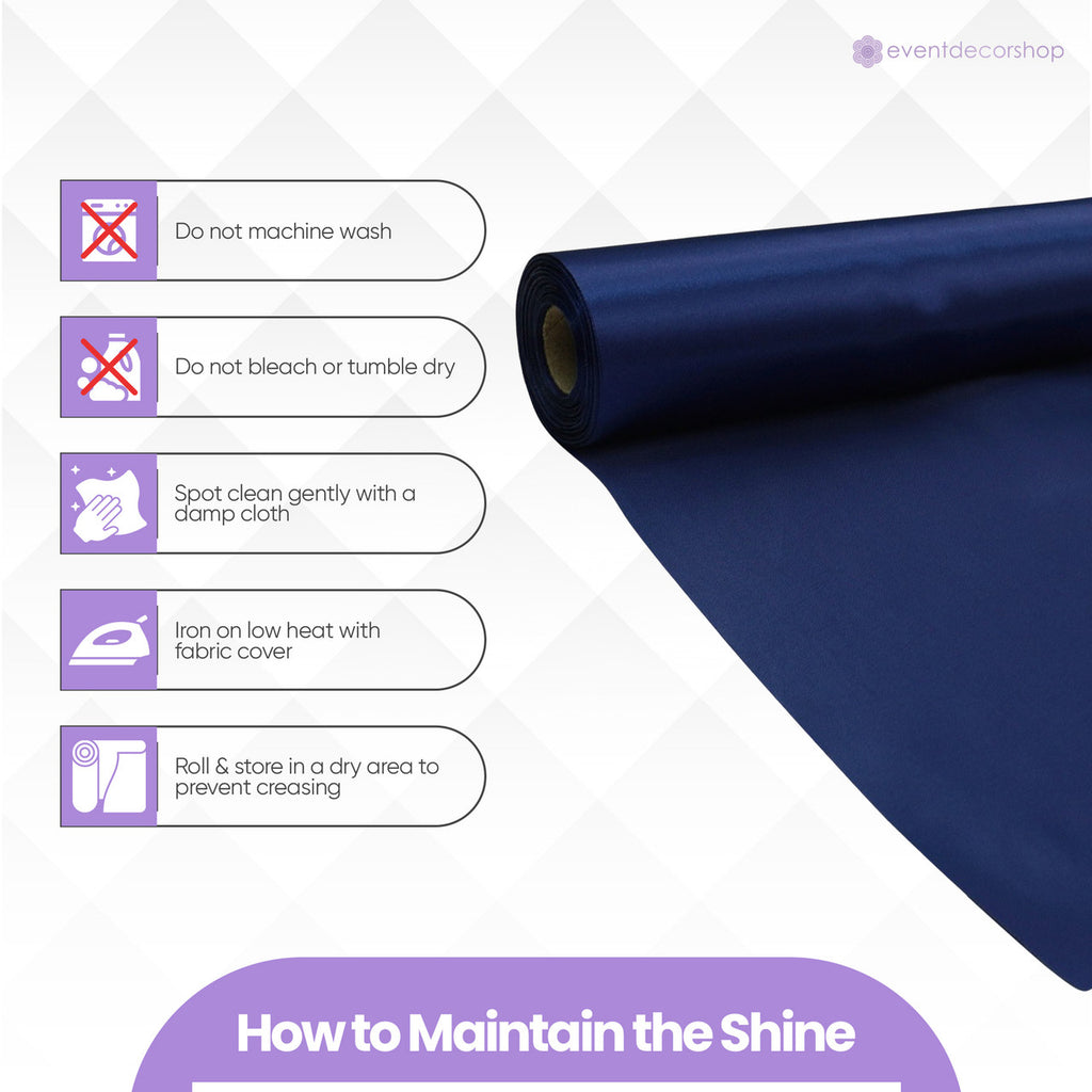 Satin Roll - Navy
