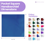Pocket Square Handkerchief - Royal Blue