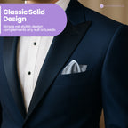 Pocket Square Handkerchief - Light Grey