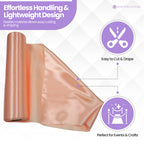 Peach Satin Fabric Roll