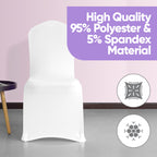Premium Spandex Chair Cover - White