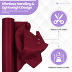 Satin Roll - Burgundy