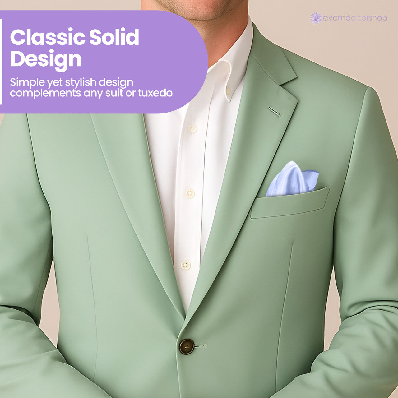 Pocket Square Handkerchief - Lilac