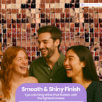 Square Sequin Wall Backdrop Panels - Rose Gold