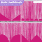 String Curtain Panel - Hot Pink
