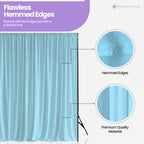 160gsm Spandex Backdrop - Baby Blue