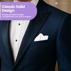 Pocket Square Handkerchief - White