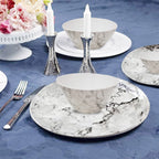 Marble Design Melamine BBQ and Party Set - 16pcs