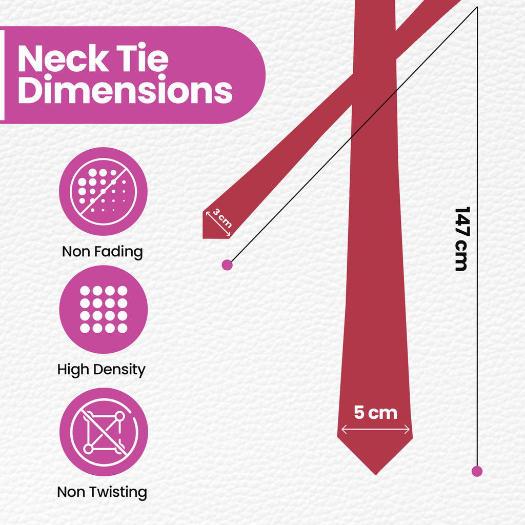 Deep Red Neck Tie