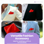 Pocket Square Handkerchief - Red