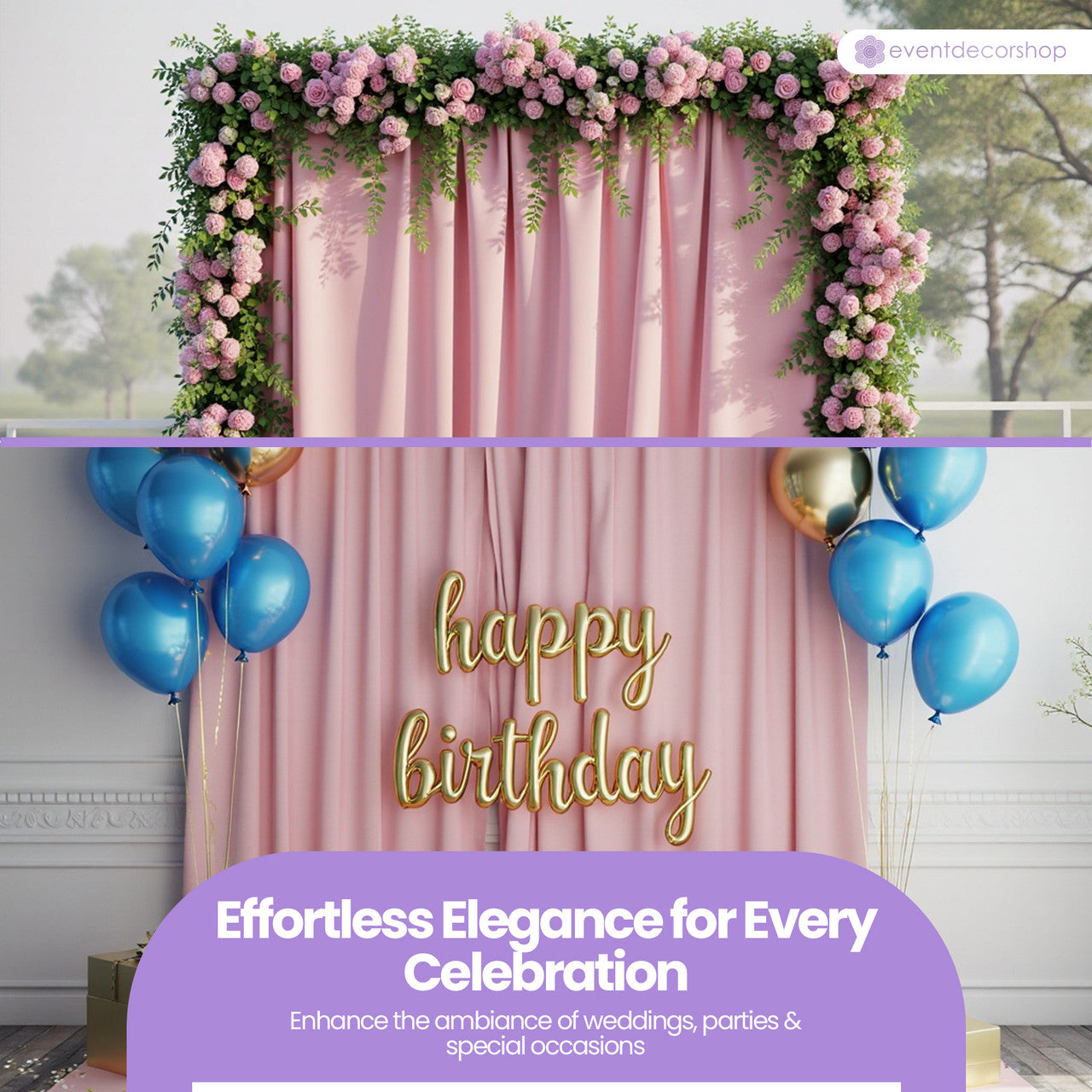 160gsm Spandex Backdrop - Baby Pink