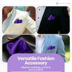 Pocket Square Handkerchief - Dark Purple