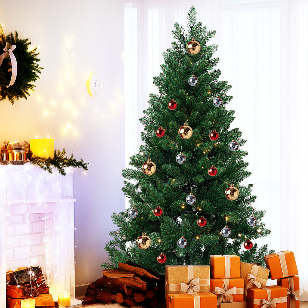 Evergreen Christmas Tree with Warm White Lights - 4ft/5ft/6ft