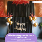 160gsm Spandex Backdrop - Black