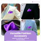 Pocket Square Handkerchief - Purple