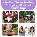 Moroccan Design Melamine BBQ and Party Set - 16pcs