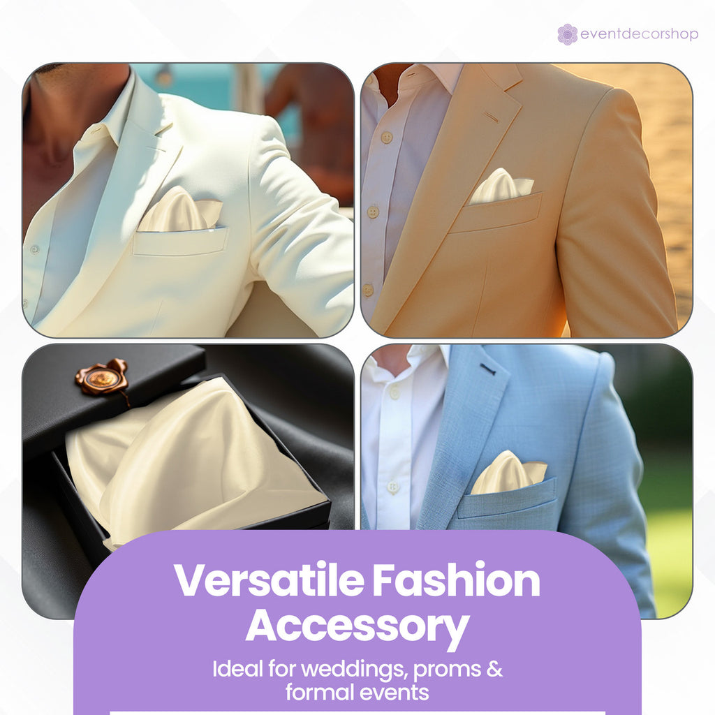 Pocket Square Handkerchief - Beige